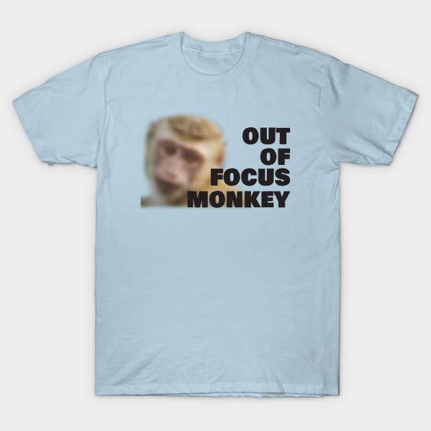 Out of Focus Monkey T-Shirt by Nate's World of Tees